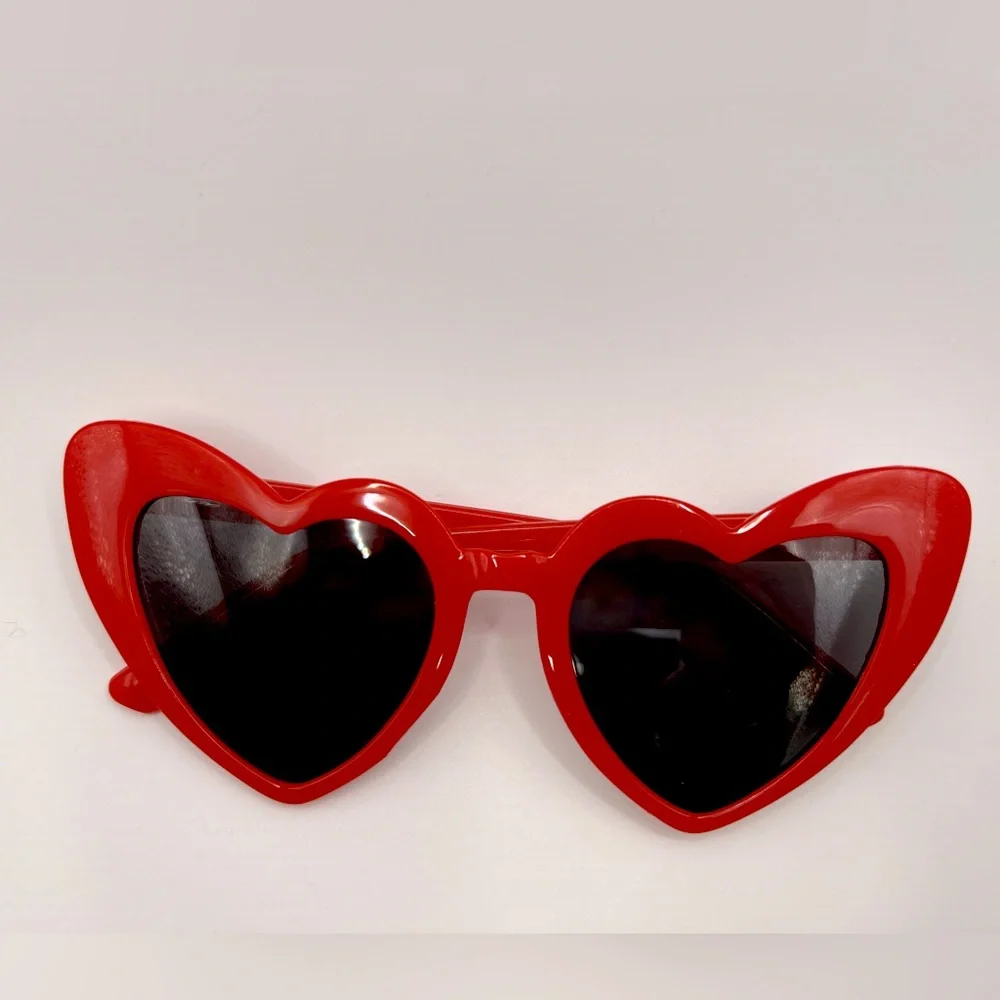Red Heart Cat Eye Sunglasses